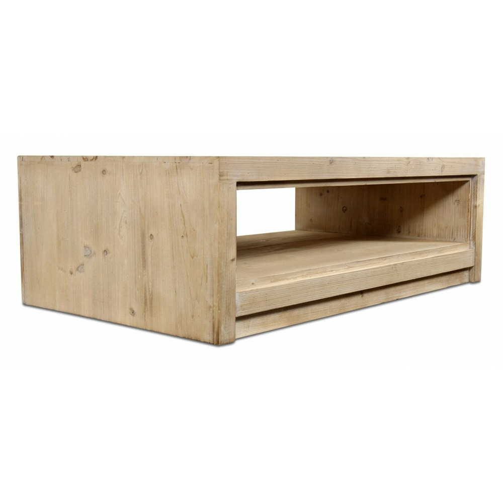 Table basse naturel bois naturel - esmée décoration d'autrefois