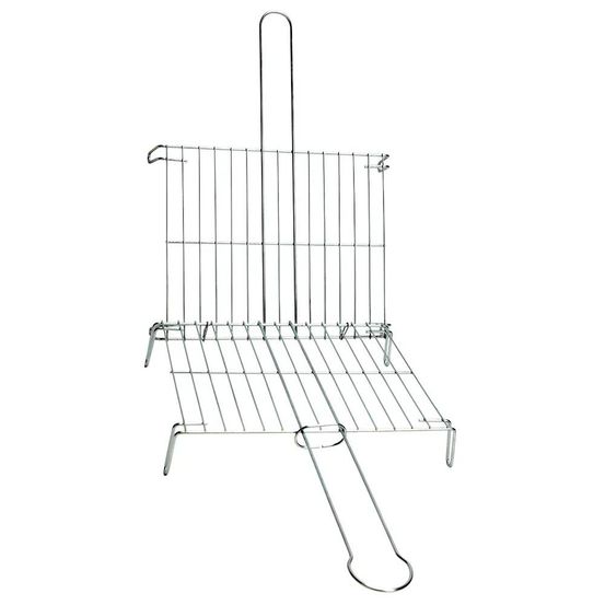 Grille double galvanisé deux volets acier zinc 45x50 cm