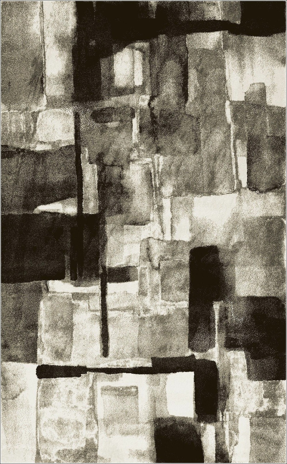 Tapis d'intérieur face 160 x 230 cm - beige