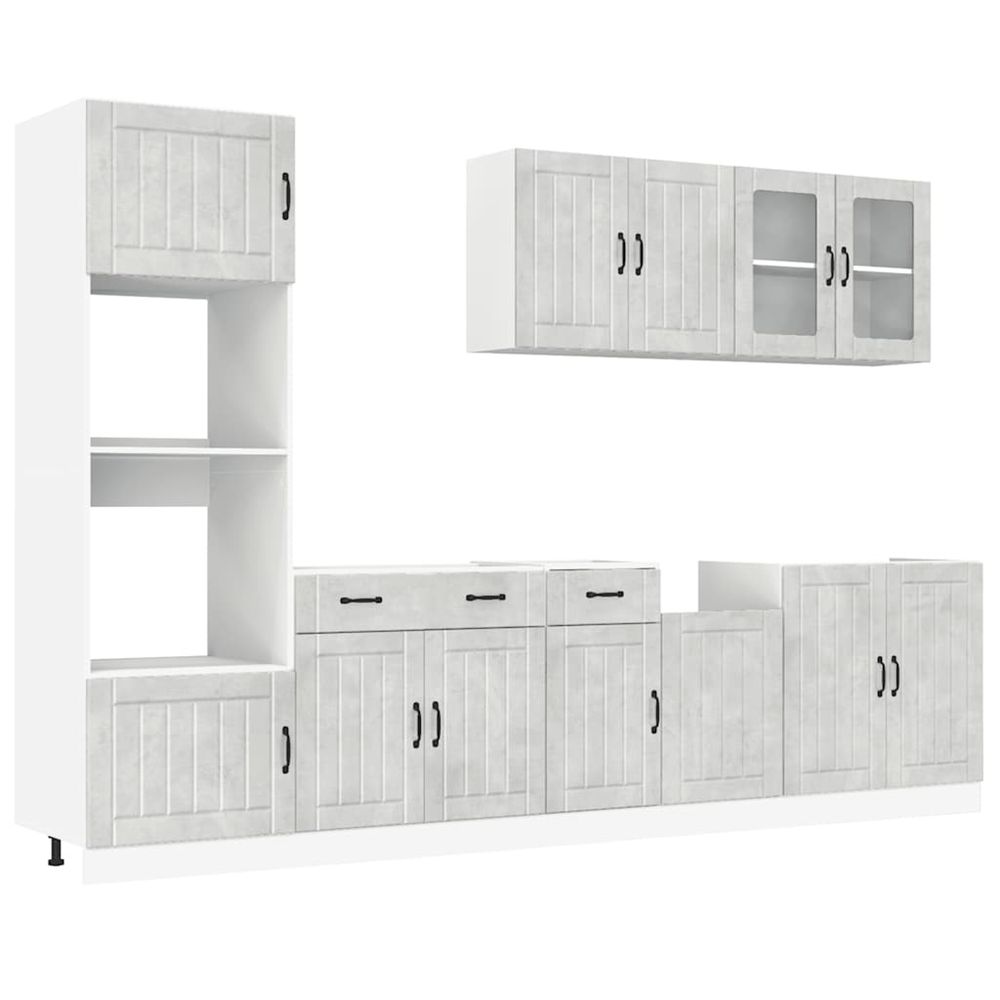 Ensemble de 7 meubles de cuisine 