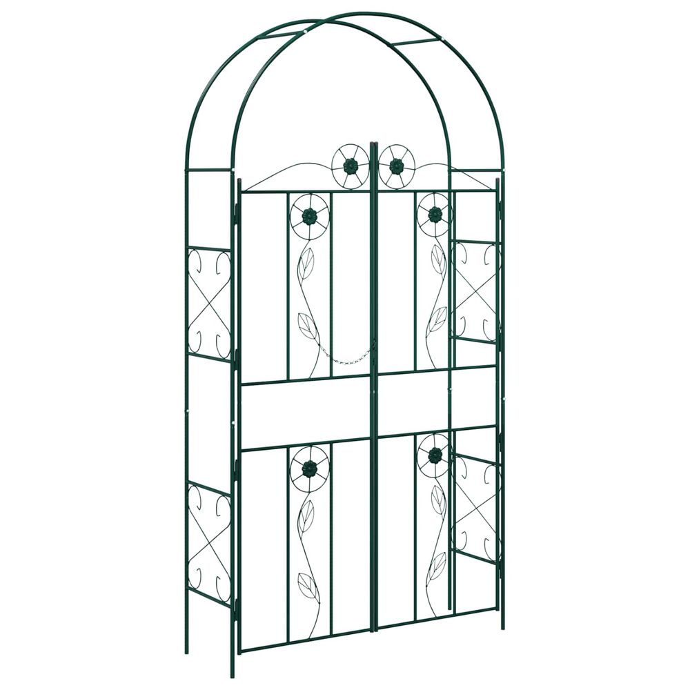 Arche de jardin vert 115 x 37 x 226 cm acier