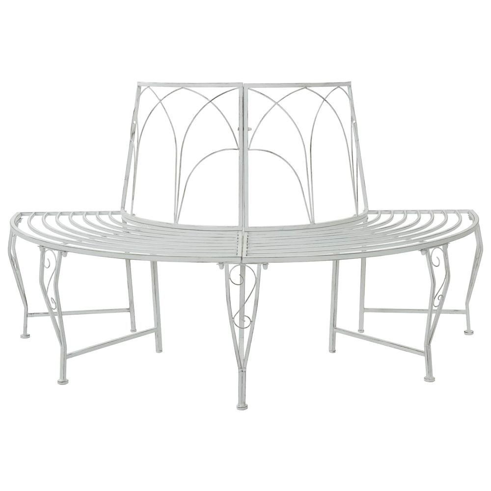 Banc d'arbre 4-nombre de places 160 x 80 x 89 cm acier
