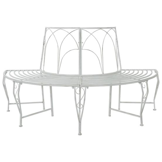 Banc d'arbre 4-nombre de places 160 x 80 x 89 cm acier