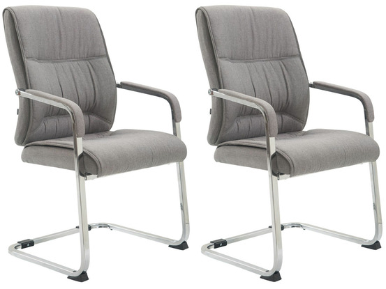 Lot de 2 chaises luge xl tissu anubis