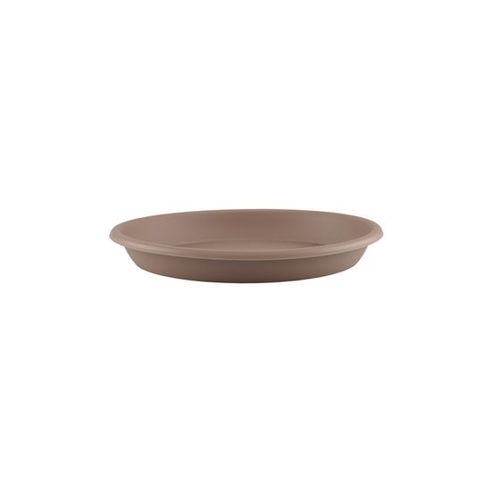 Soucoupe ronde taupe 45cm protection efficace pour pots de fleurs - artevasi
