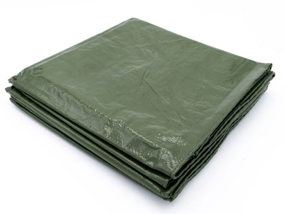 Bâche de protection 100g avec oeillets - vert 4m x 8m vert