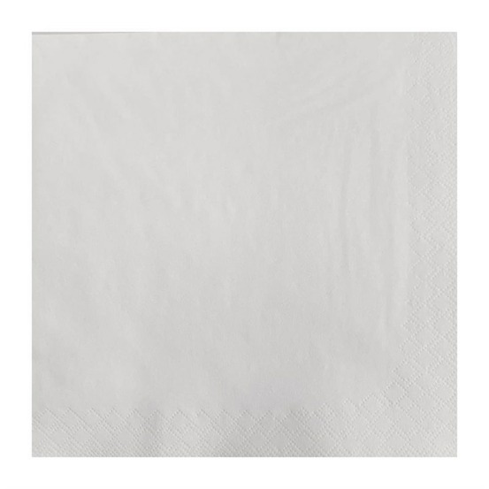 Serviette de table en papier blanche 330 mm - boite de 1500
