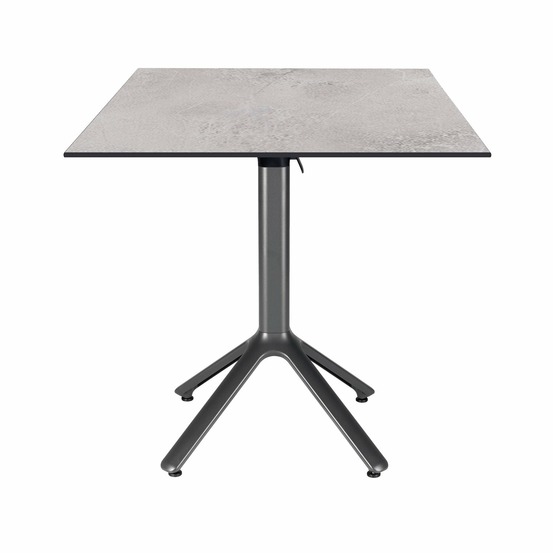 Restootab - table pliable nemo pour intérieur/extérieur pierre claire 70x70