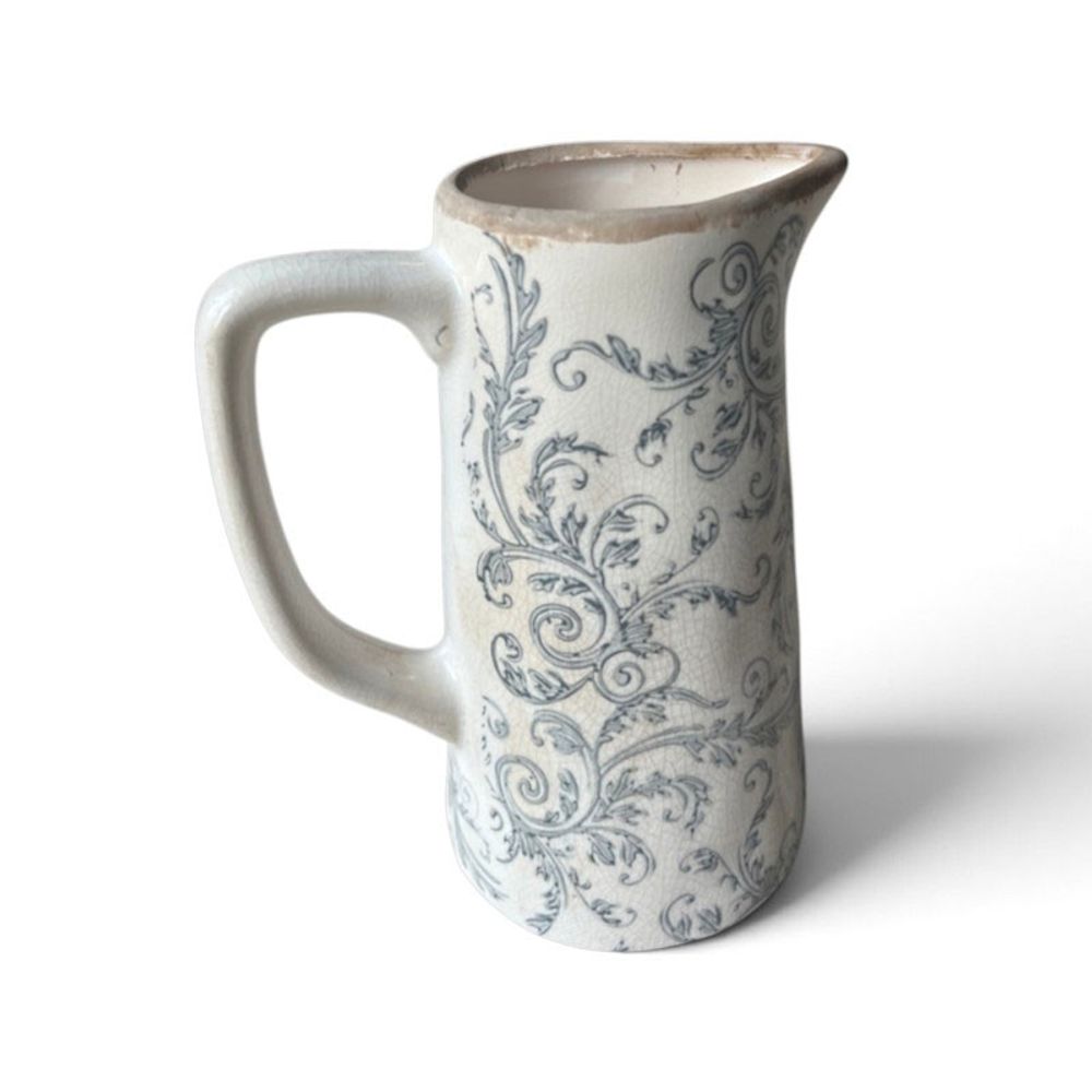 Vase pichet céramique vintage 16x11x20cm