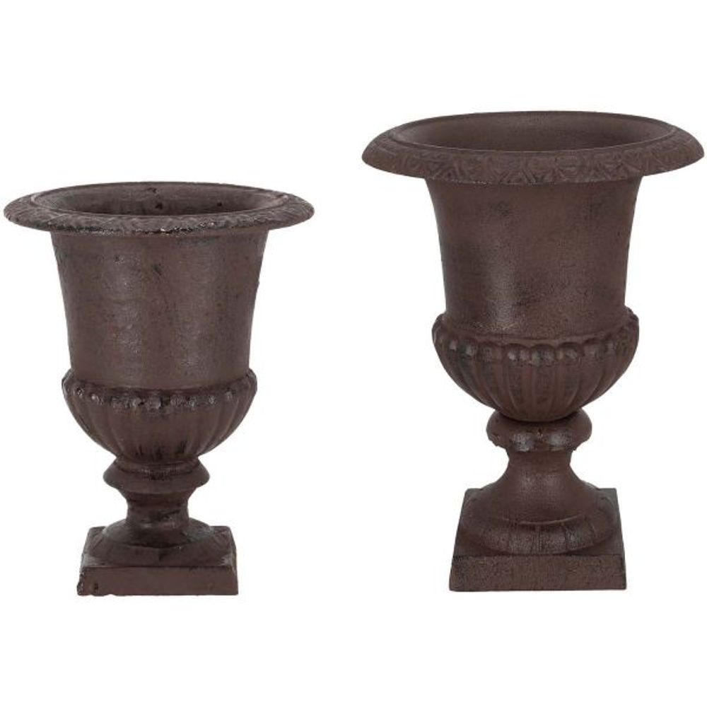 Vase médicis en fonte lot de 2