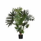 Mica decorations plante artificielle philodendron - 55x55x85 cm - plastique - vert