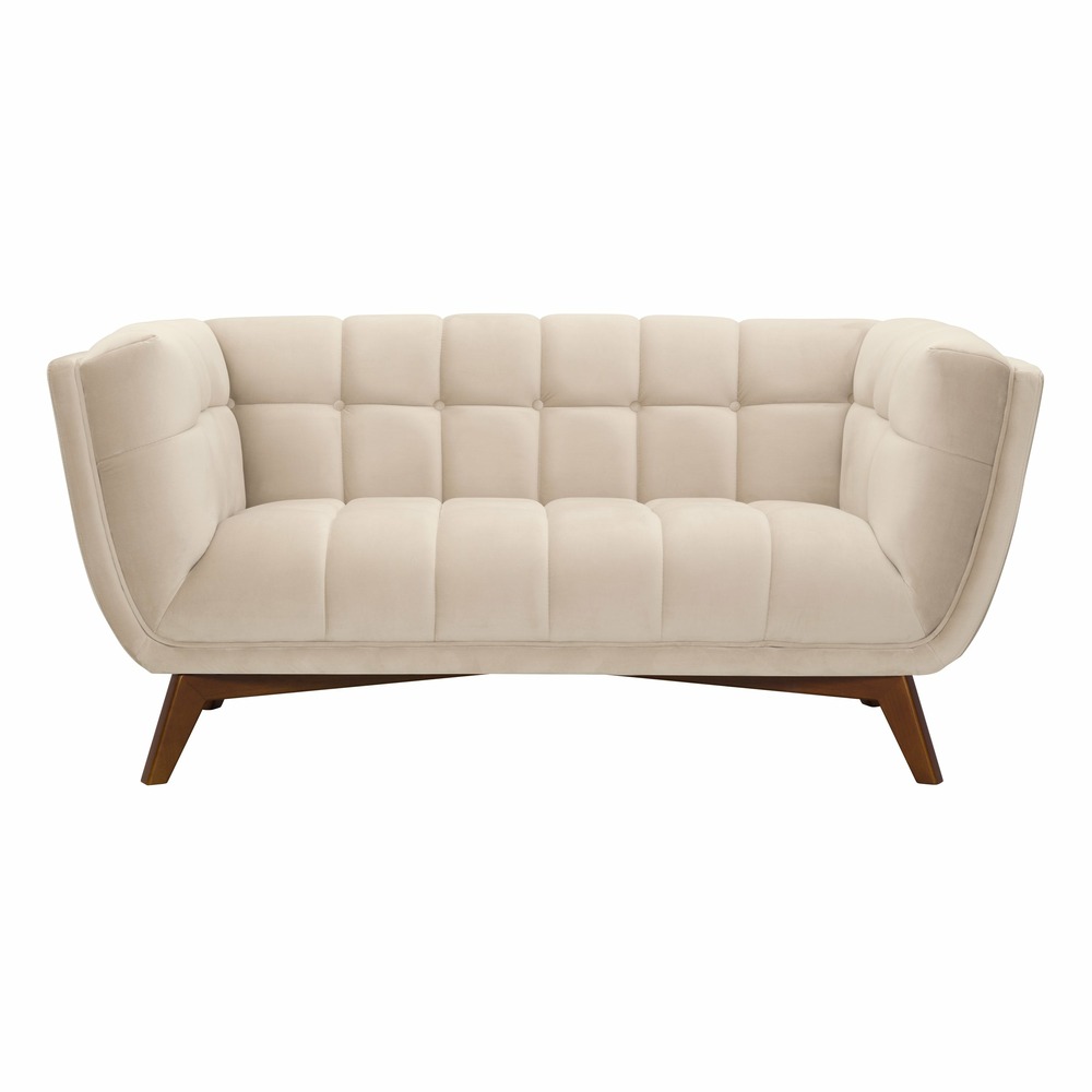 Mona-canapé 2 places en velours beige