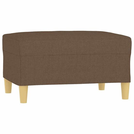 Repose-pied marron 70x55x41 cm tissu