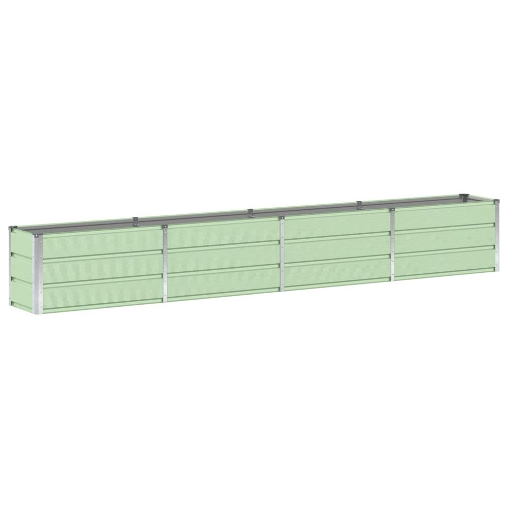 Jardinière vert 320 x 40 x 45 cm acier