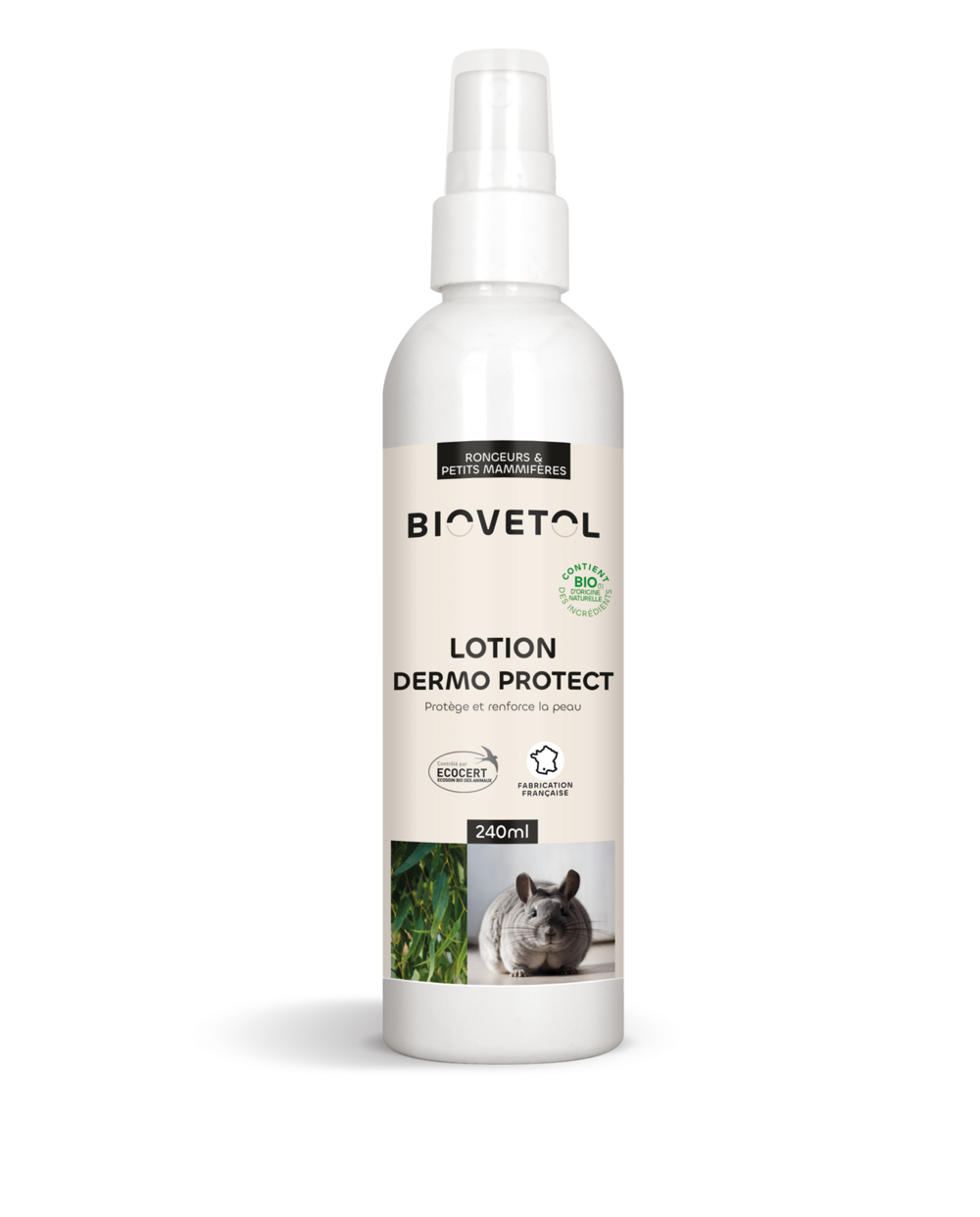 Spray apaisant peau - bio certifié ecocert - apaise irritations de peau- 240ml