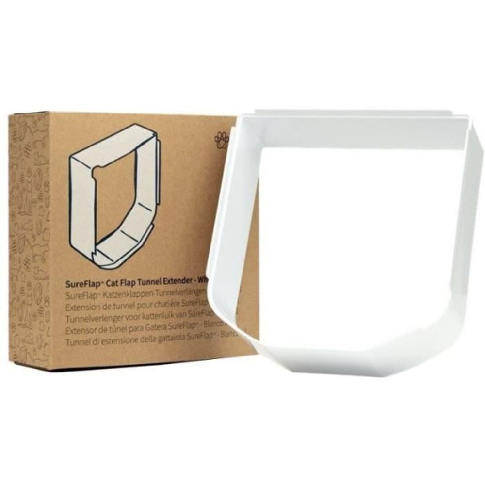 Extension de tunnel de chatiere - pack individuel (blanc)