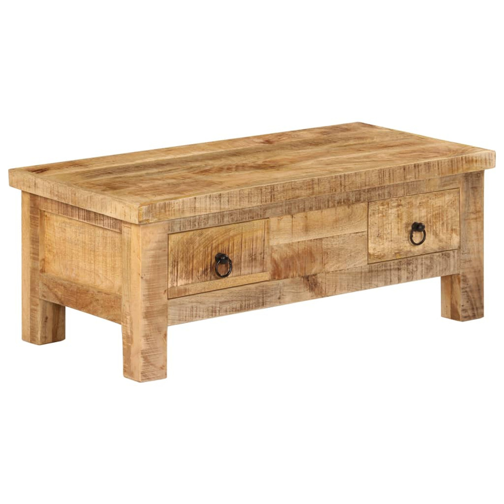 Table basse 90x45x35 cm bois de manguier massif
