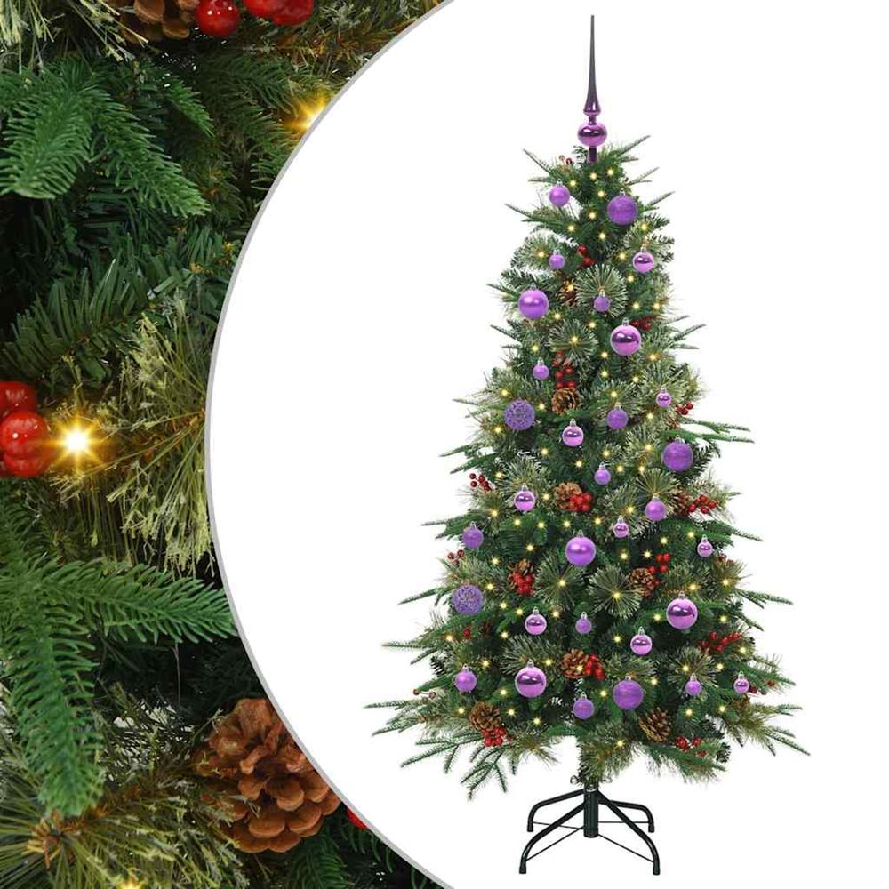 Sapin de noël artificiel à branches articulées vert 150 cm