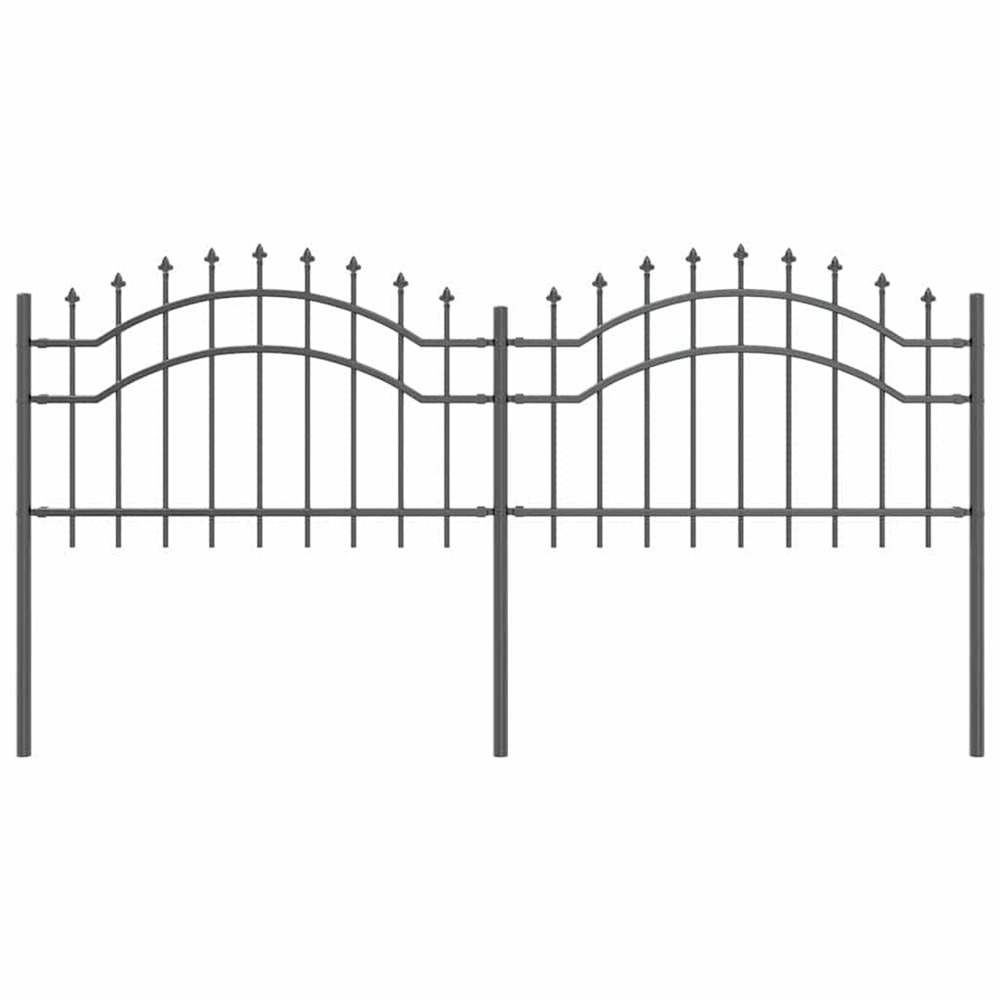 Clôture de jardin woerden gris 240 x 115 cm