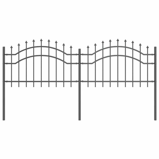 Clôture de jardin woerden gris 240 x 115 cm