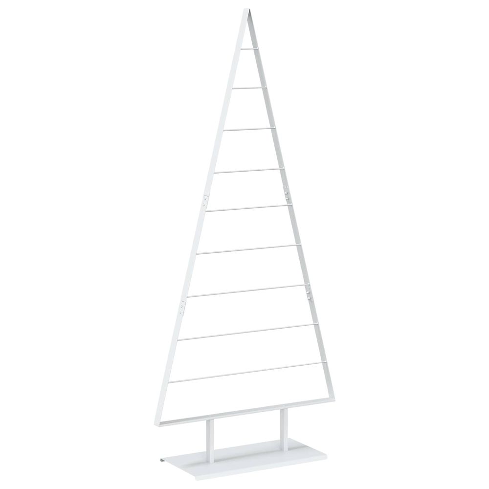 Arbre de noël en métal kuopio 210 cm acier blanc