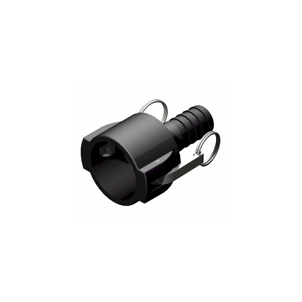 Raccord camlock femelle 2'' - male cannelé droit en polypropylène - ø a: 2'' | ø