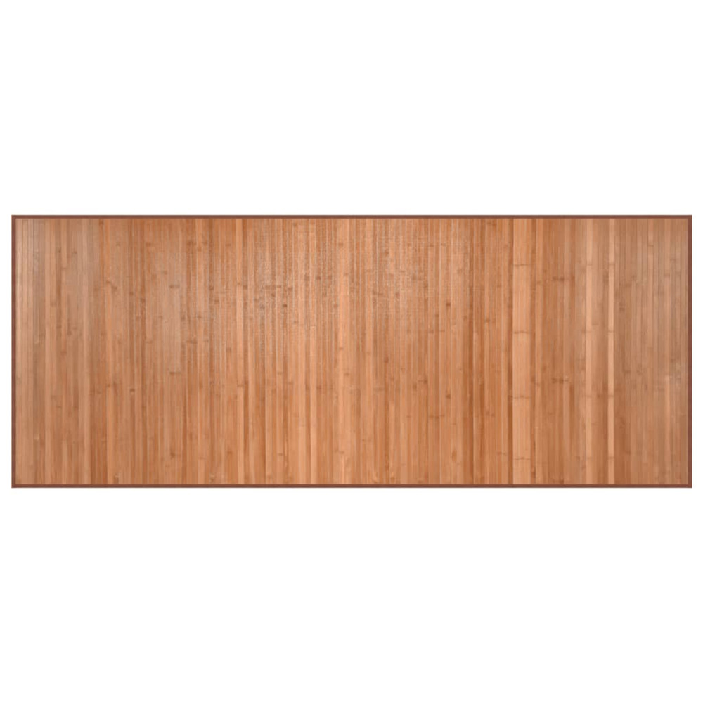 Tapis rectangulaire naturel 80x200 cm bambou