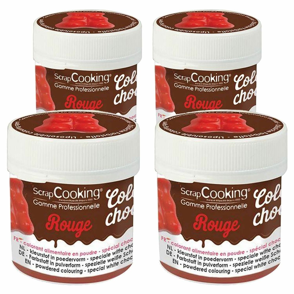 Colorant alimentaire liposoluble 20 g - rouge