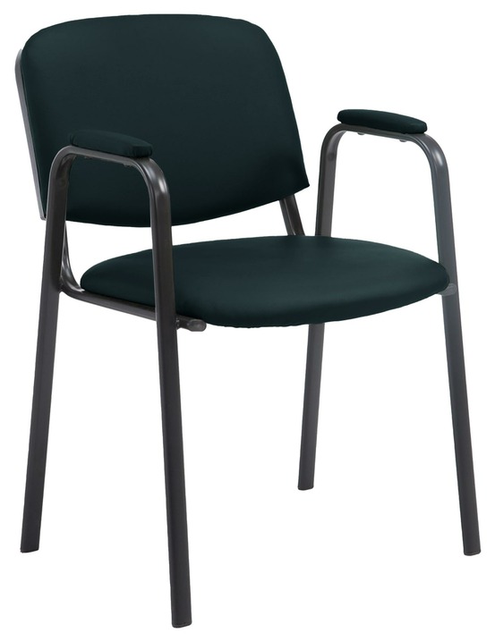 Chaise visiteur ken pro simili cuir