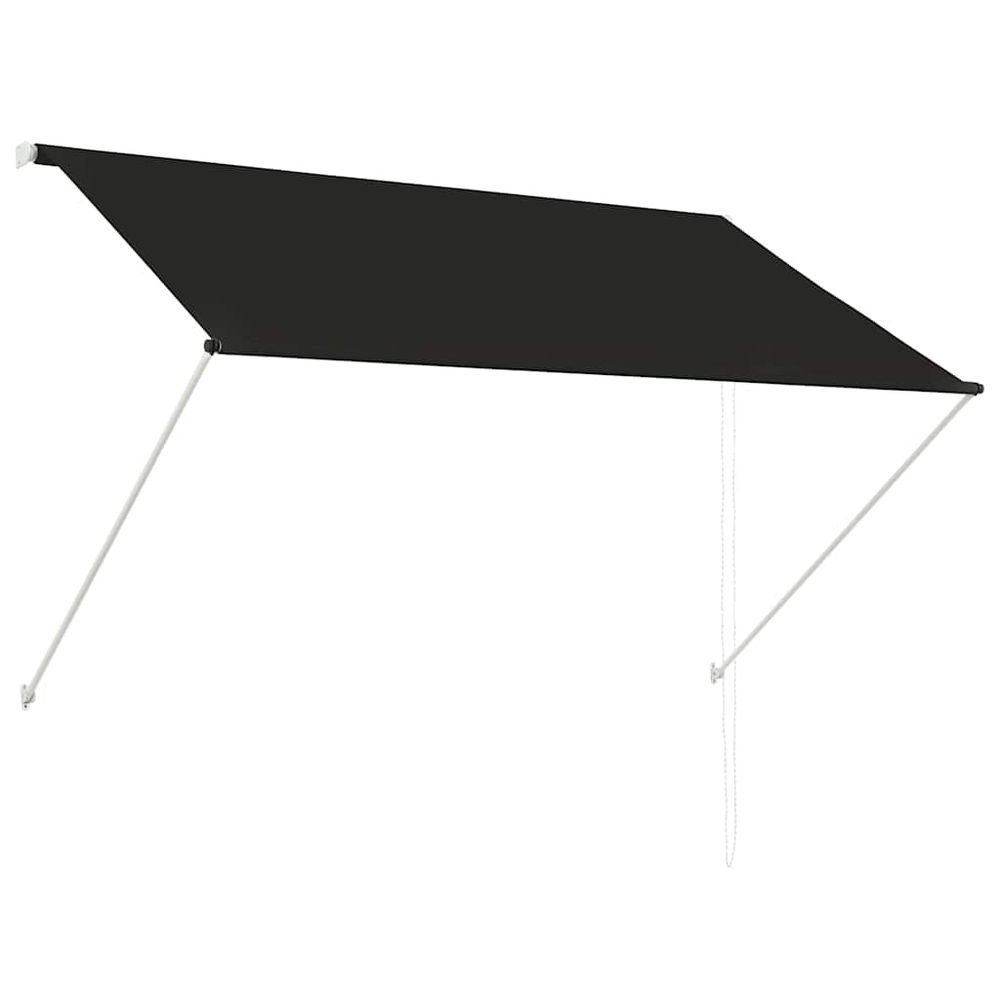 Auvent rétractable 200x150 cm anthracite
