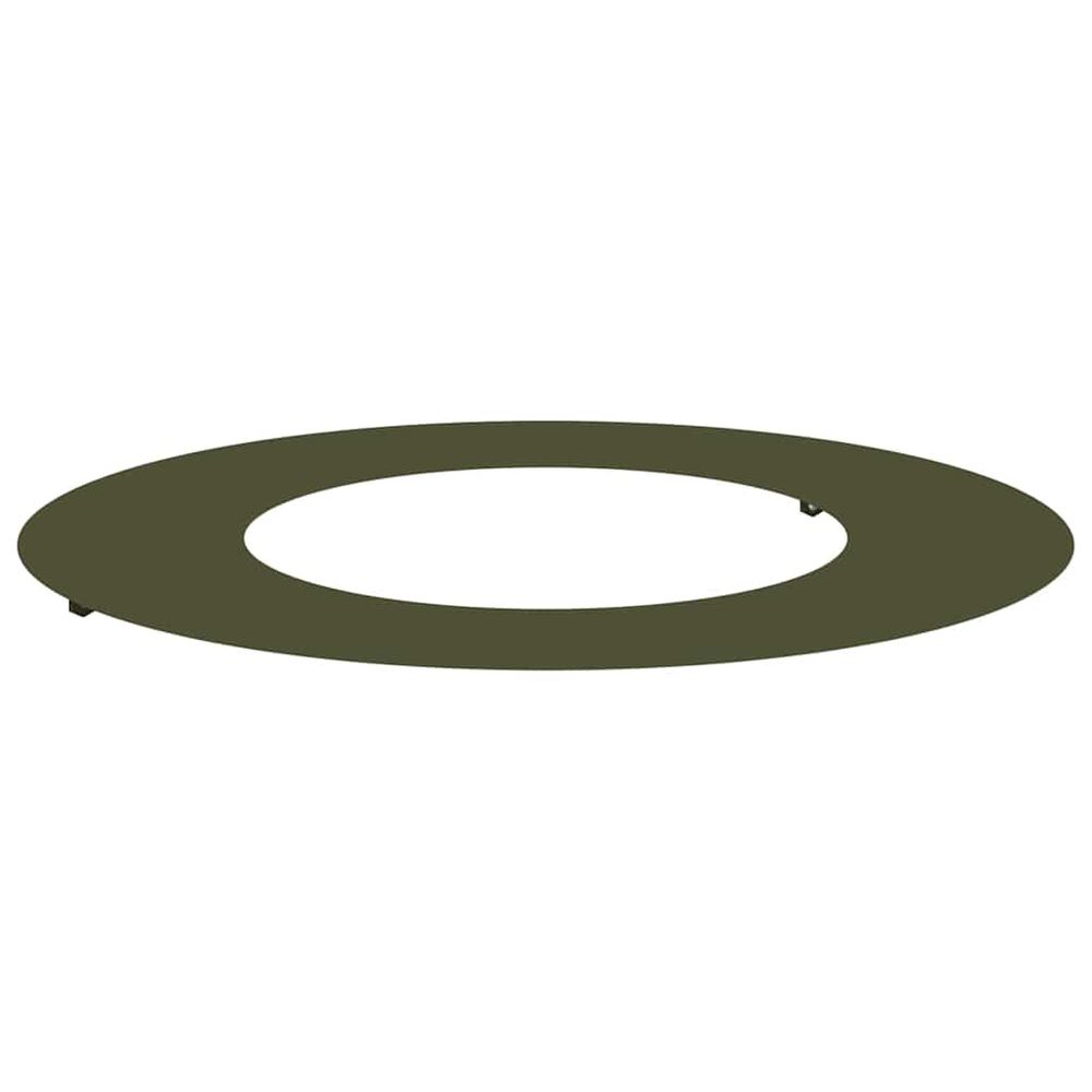 Anneau d'arbre vert olive ø40/70 cm acier laminé à froid