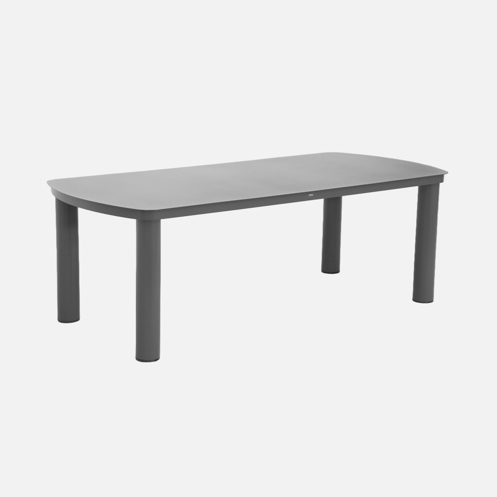 Table de jardin aluminium 10 places, 225 x 100 x 75,5 cm - zaro