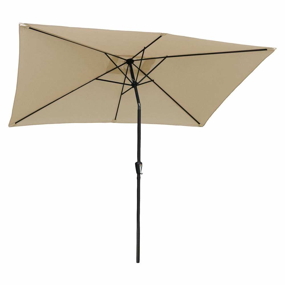 Parasol droit hapuna rectangulaire 2x3m beige