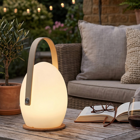 Lampe de table led ovale faro