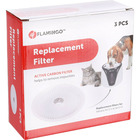 3 filtres rechange pour fontaine sensor adriana noir pour chat et chien