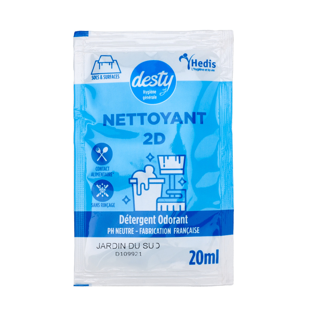 Desty nettoyant 2d jardin du sud flacon de 20ml colis de 250 - sico