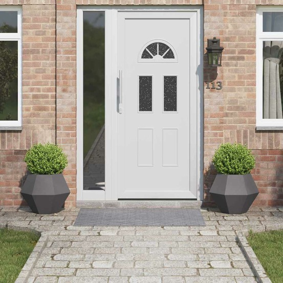 Jardinière 2 pcs noir 50 x 50 x 40 cm acier