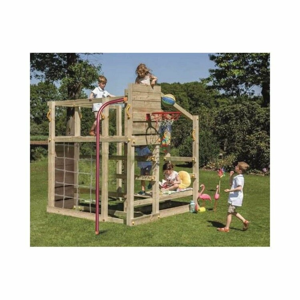 Aire de jeux masgames crossfit xl poteau de pompier