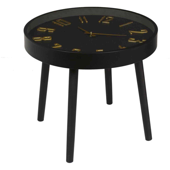 Table basse horloge silencieuse lounge 50 cm