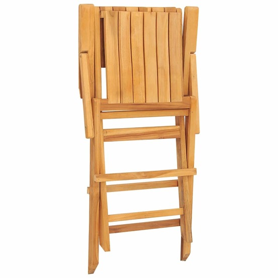 Chaises de jardin pliantes lot de 8 55x61x90cm bois massif teck