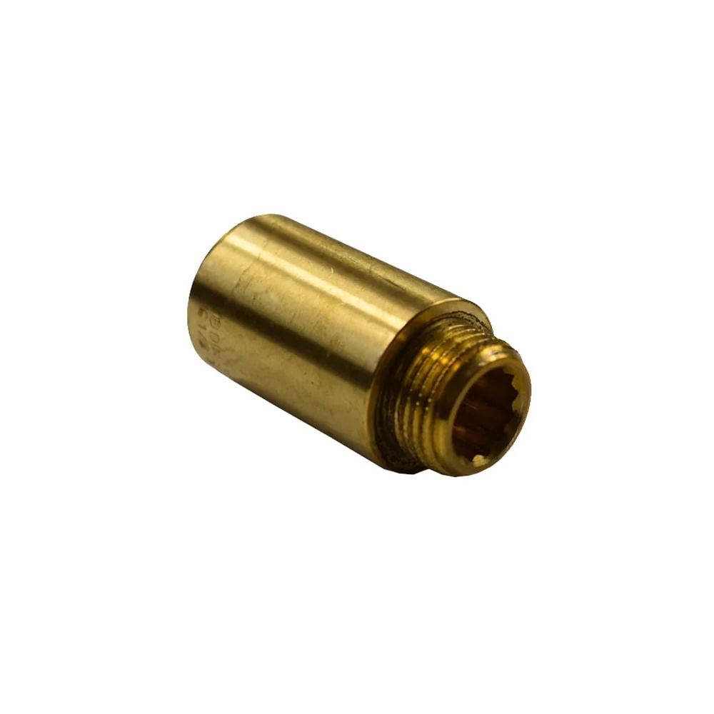 Raccord fileté en laiton rallonge de robinet 1' ag x 1' ig 40 mm