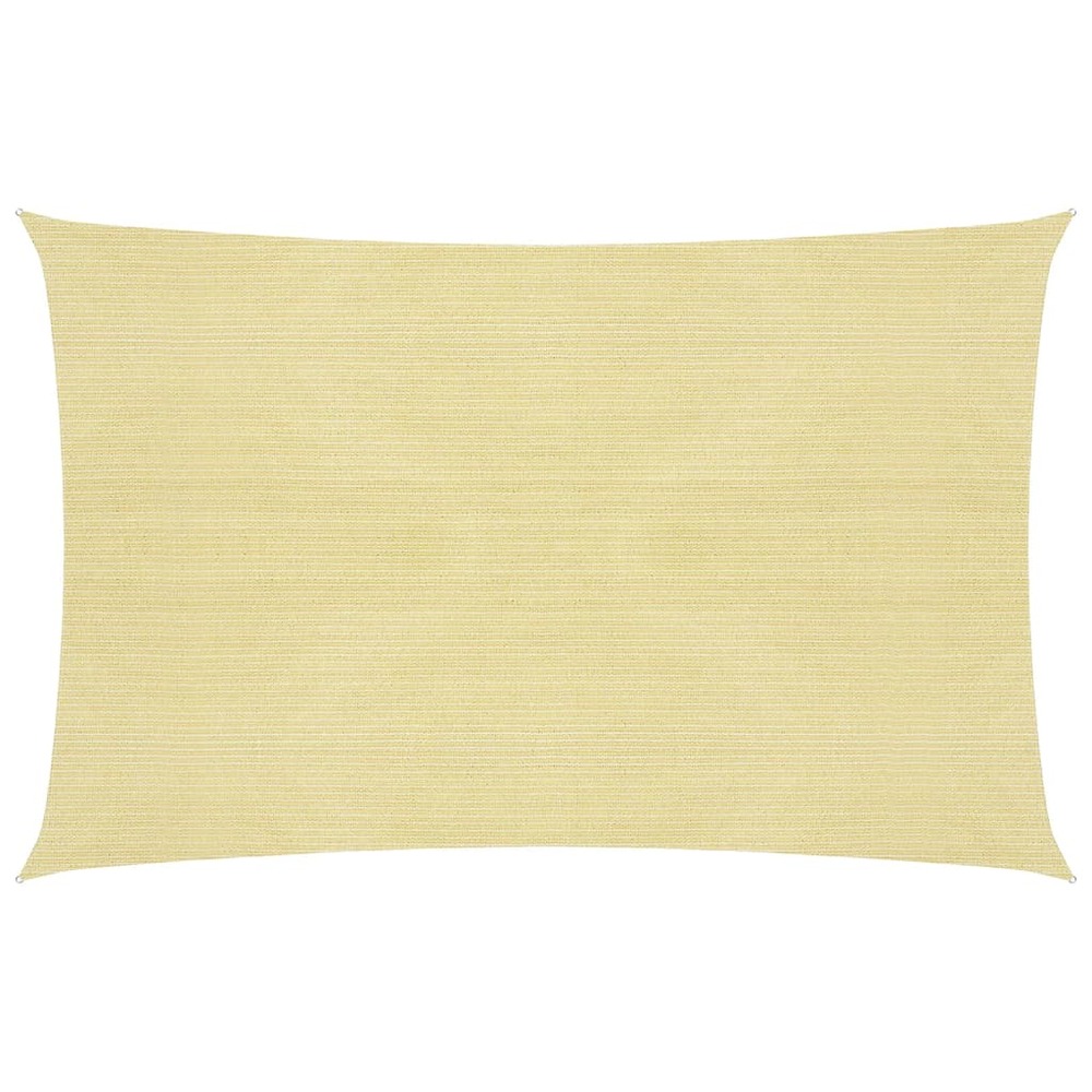 Voile toile d'ombrage parasol 160 g/m² 2 x 3,5 m pehd beige