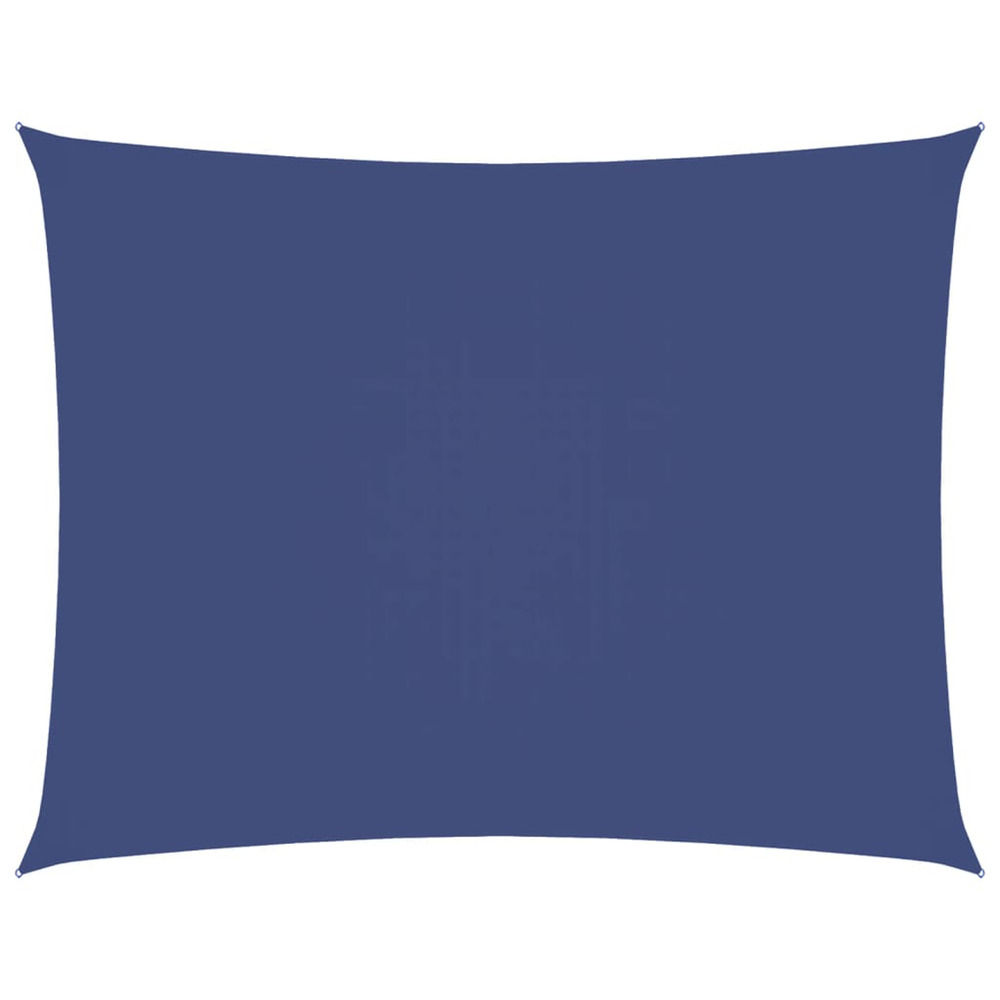 Voile de parasol tissu oxford rectangulaire 2,5x3,5 m bleu