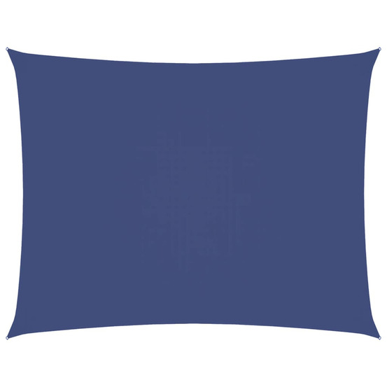 Voile de parasol tissu oxford rectangulaire 2,5x3,5 m bleu