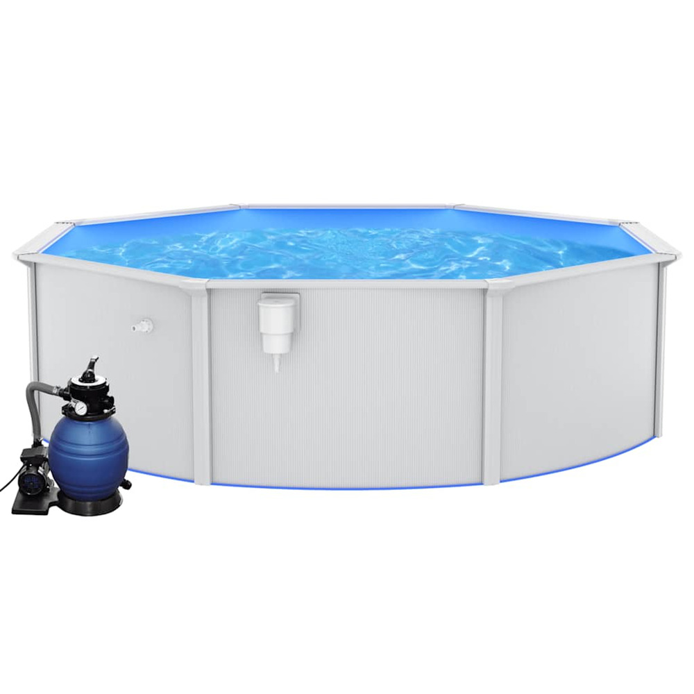 Piscine avec pompe filtrante à sable 460x120 cm