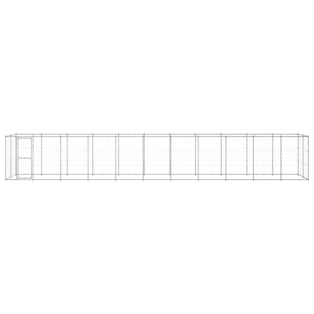 Chenil extérieur acier galvanisé 26,62 m²