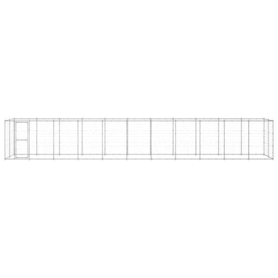 Chenil extérieur acier galvanisé 26,62 m²