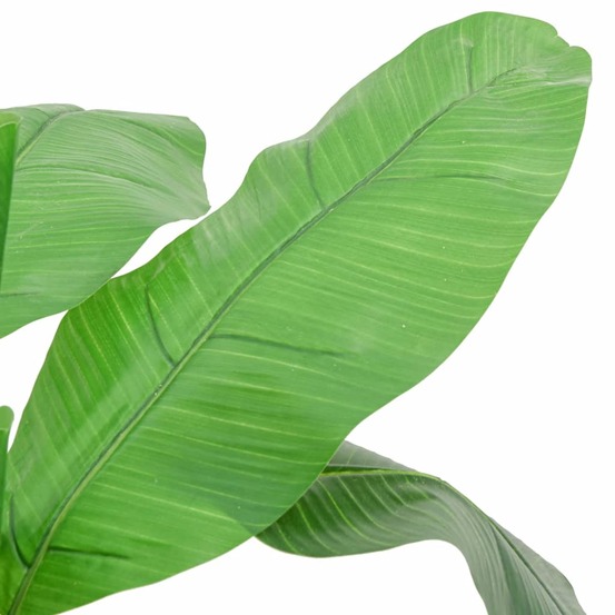 Bananier artificiel 9 feuilles 120 cm vert