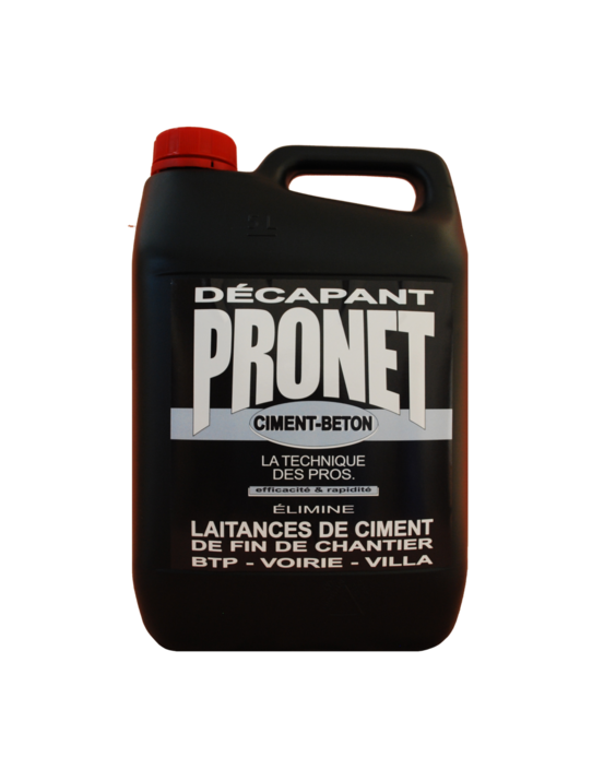 Décapant ciment/béton 5 litres - pronet