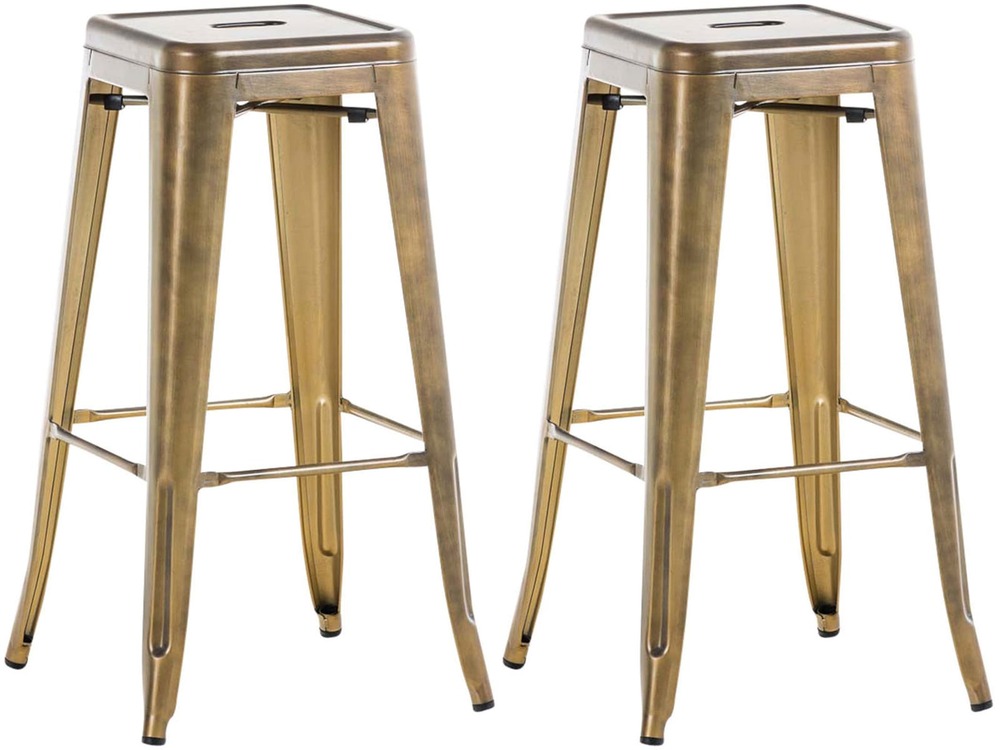 Lot de 2 tabourets de bar joshua v2